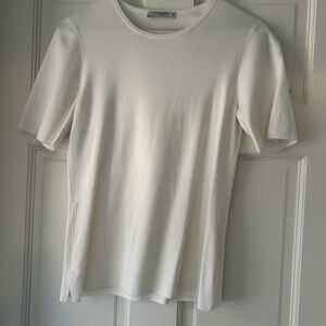 MM Lafleur Ivory Knit Top